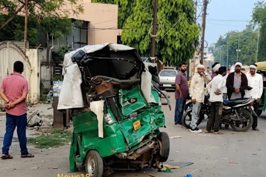 ग्वालियर: स्कॉर्पियो-ऑटो में भिड़ंत... हादसे में पांच श्रद्धालुओं की मौत