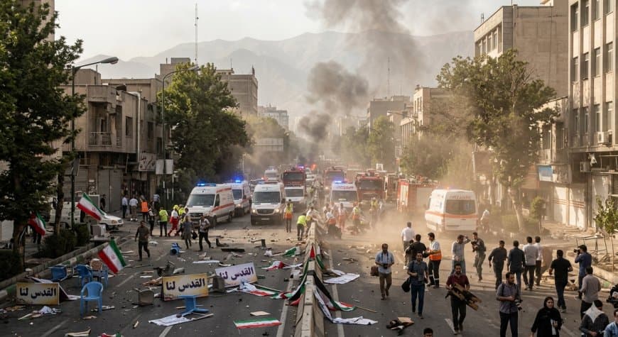 तेहरान धमाकों से दहला ईरान: मुजतबा खामेनेई कोमा में? अल-कुद्स रैली में विस्फोट के बाद बढ़ा तनाव