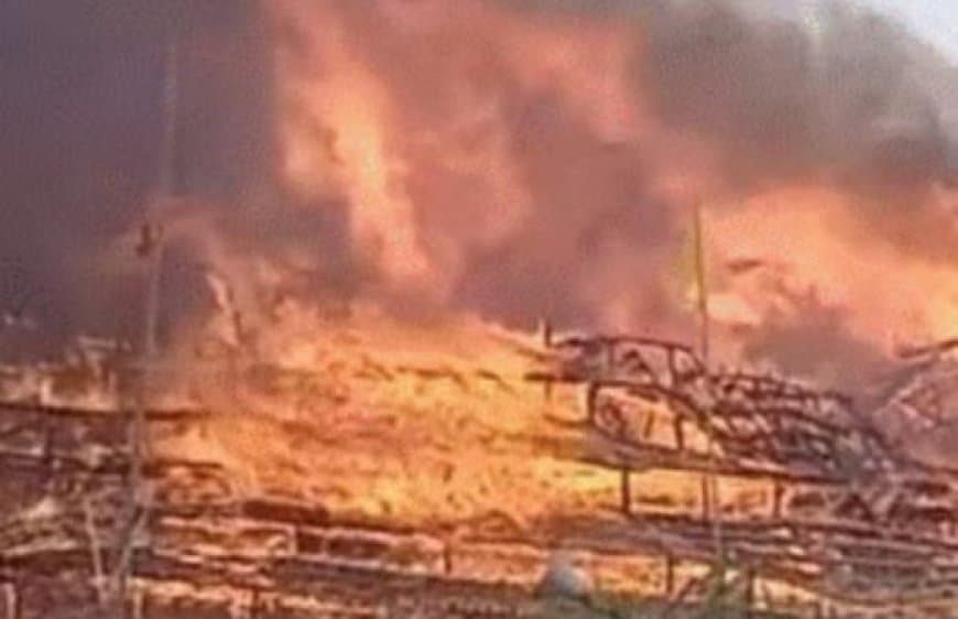 अयोध्या हादसा: रामनवमी पर लक्ष्मीनारायण महायज्ञ के पंडाल में लगी भीषण आग, मची अफरा-तफरी