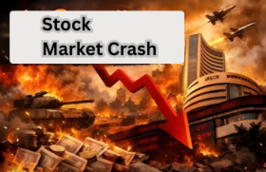 Stock Market Crash: शेयर बाजार धराशायी, सेंसेक्स 1100 अंक टूटा, निवेशकों के डूबे 5 लाख करोड़