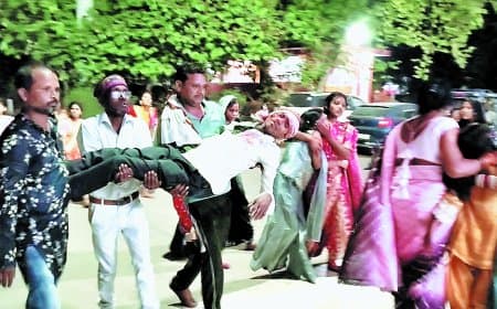 जवारा विसर्जन से लौटते श्रद्धालुओं पर हमला, 9 घायल, आरोपियों की तलाश जारी