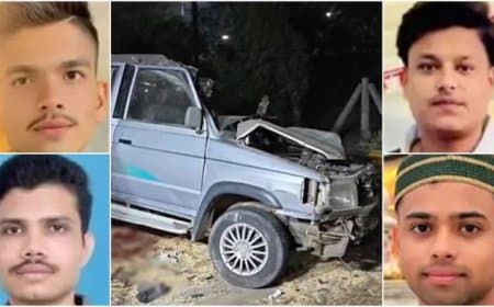 मध्यप्रदेश: इंदौर में ट्रक से भिड़ गई कार... चार लोगों की मौके पर ही मौत