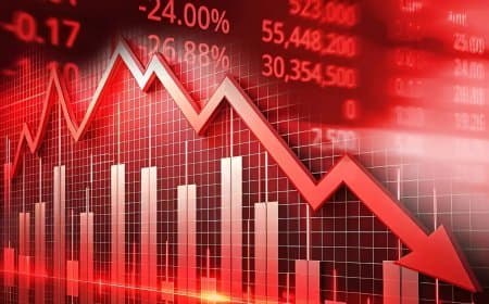 भारतीय शेयर बाजार लुढ़का... सेंसेक्स 900 अंक लुढ़का, निफ्टी में भी गिरावट