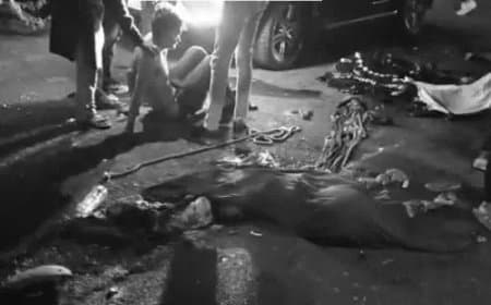 गुजरात: पैदल मंदिर जा रहे श्रद्धालुओं को ट्रक ने कुचला... सात की मौत