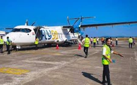 हवा में थमी सांसें: हैदराबाद-हुबली फ्लाई91 फ्लाइट की बेंगलुरु में इमरजेंसी लैंडिंग, टला बड़ा हादसा