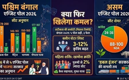 चुनावी रण 2026: क्या बंगाल में होने वाला है 'तख्तापलट'? एग्जिट पोल के चौंकाने वाले आंकड़े