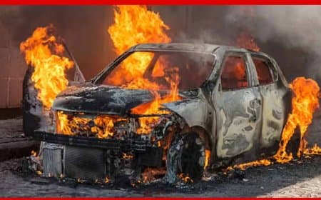 राजस्थन भीषण हादसा: दिल्ली-मुंबई एक्सप्रेसवे पर कार बनी द बर्निंग ट्रेन... मध्यप्रदेश के पांच लोग जिंदा जले