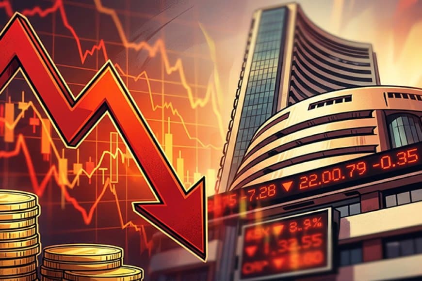 औंधे मुंह गिरा बाजार: सेंसेक्स टूटा... निफ्टी भी टमाटर की तरह लाल