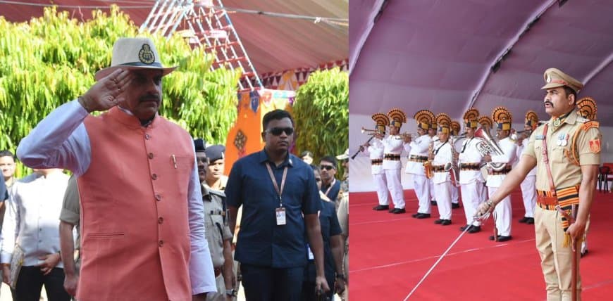 भोपाल: एनएसजी समग्र क्षमता निर्माण प्रशिक्षण-प्रदर्शन में सीएम ने दी सलामी