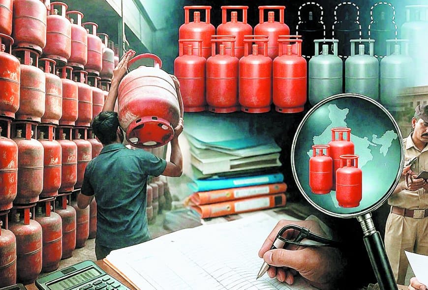 गैस एजेंसी जांच में बड़ा फर्जीवाड़ा, 94 सिलेंडर गायब 31 का रिकॉर्ड नहीं