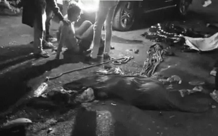 गुजरात: पैदल मंदिर जा रहे श्रद्धालुओं को ट्रक ने कुचला... सात की मौत