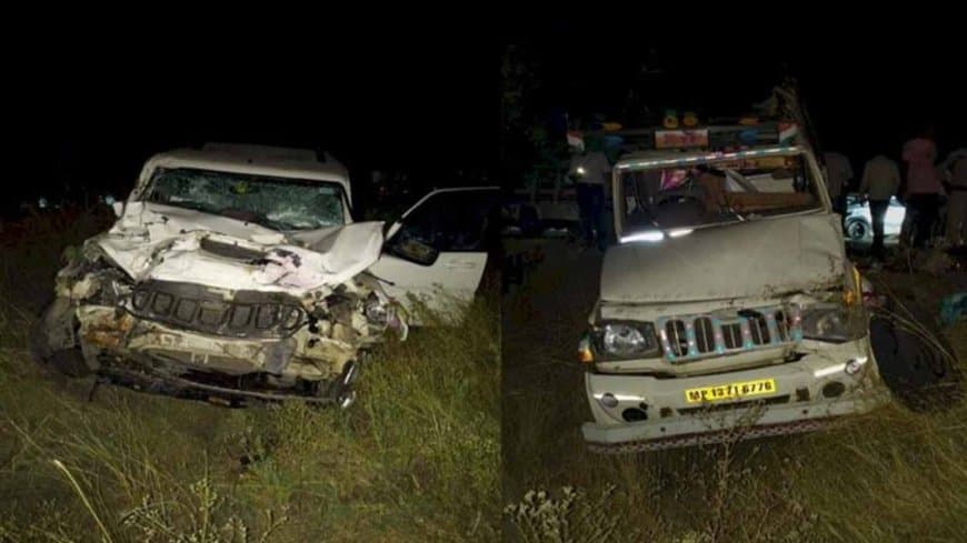 मध्यप्रदेश: धार में पिकअप का फटा टायर, स्कॉर्पियो से टक्कर... 16 लोगों की मौत..7 गंभीर इंदौर रेफर