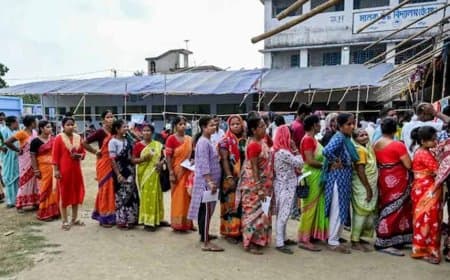 पश्चिम बंगाल विधानसभा चुनाव: सख्त सुरक्षा के बीच 15 मतदान केंद्र्रों पर हो रहा पुनर्मतदान 