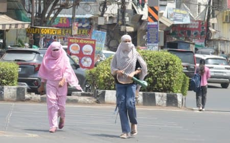 तप रहा देश: कई शहरों में पारा 45 डिग्री के पार... मध्यप्रदेश के चार  जिलों में लू का रेड अलर्ट... सड़कों पर पसरा सन्नाटा