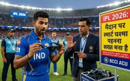 IPL 2026: बीसीसीआई ने खिलाड़ियों के 'स्मार्ट चश्मा' पहनने पर लगाया प्रतिबंध, ACU ने जारी की सख्त एडवाइजरी