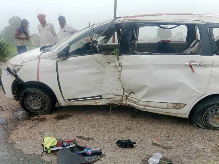 मध्यप्रदेश: रतलाम में भीषण सड़क हादसा... एक की मौत... एक दर्जन घायल