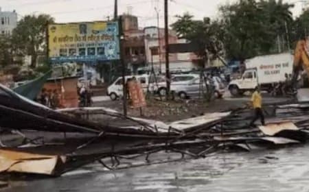 MP Weather Update: मध्य प्रदेश में प्री-मानसून आंधी और बारिश, इंदौर-देवास में गिरे पेड़, खंडवा में सबसे कम तापमान
