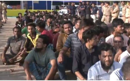 गुजरात में अवैध घुसपैठियों पर शिकंजा: अहमदाबाद क्राइम ब्रांच ने 290 से अधिक बांग्लादेशी पकड़े 