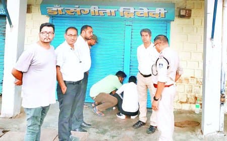 अवैध क्लीनिकों पर छापा, बिना लाइसेंस इलाज और दवा बिक्री उजागर