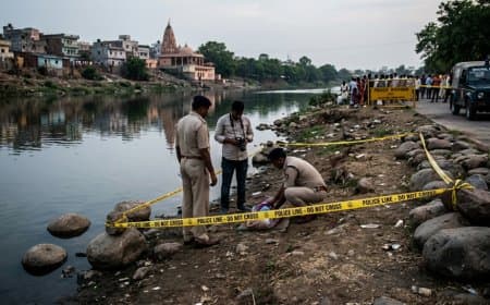 भोपाल में ममता शर्मसार: कलियासोत नदी में मिला पत्थरों से बंधा नवजात का शव