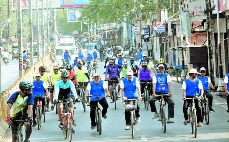 विश्व साइकिल दिवस के उपलक्ष्य पर सतना में निकली जागरूकता रैली, दिया पर्यावरण संदेश
