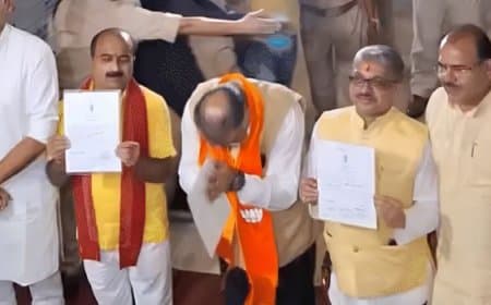 MP राज्यसभा चुनाव: बीजेपी के तीनों उम्मीदवार निर्विरोध निर्वाचित, कांग्रेस का नामांकन रद्द होने से पलटा पासा