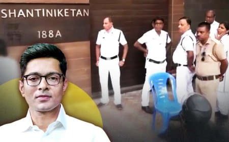 बंगाल: अभिषेक बनर्जी के घर का छापा, रात तीन बजे ताला तोड़कर पुलिस घुसी अंदर, सुबह-सुबह पहुंचीं ममता