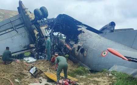 असम: भारतीय वायुसेना का विमान एएन-32 क्रैश