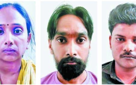 प्रेम संबंधों के लिए रची हत्या, पत्नी समेत तीन आरोपी गिरफ्तार