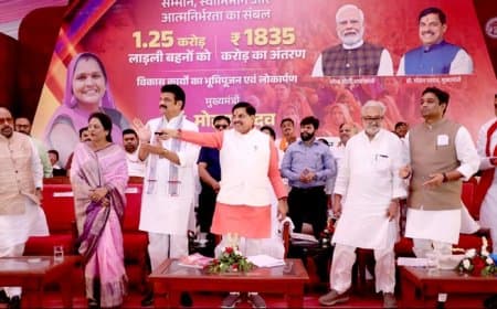 मातृ शक्ति के आशीर्वाद से विकास पथ पर मध्यप्रदेश: कहा- मुख्यमंत्री मोहन यादव ने