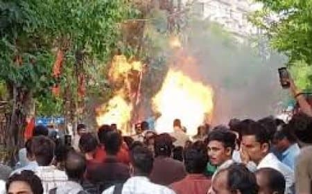 इंदौर: अवंतिका गैस पाइपलाइन ब्लास्ट में 4 लोग झुलसे, सोशल मीडिया इन्फ्लुएंसर राजकुमारी झाला भी घायल