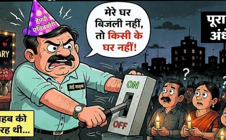 नागौद में अफसर के घर बिजली गई, 22 मिनट अंधेरे में डूबा शहर