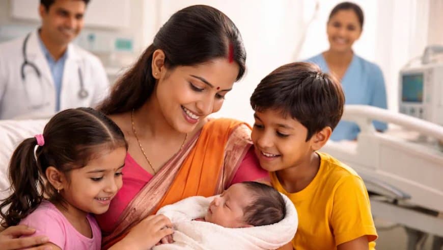 भारत: मातृत्व मृत्यु दर 2022-24 में 88 से घटकर 87 पर पहुंची... उच्च जन्म दर वाले मध्य प्रदेश में भी सुधार 