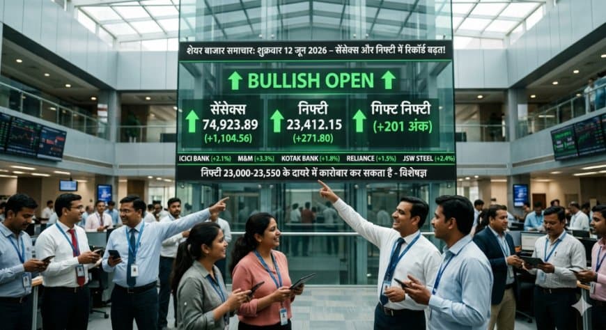 Share Market Today: गिफ्ट निफ्टी से मिले मजबूत संकेत, सेंसेक्स 1100 अंक उछला; निफ्टी 23,400 के पार
