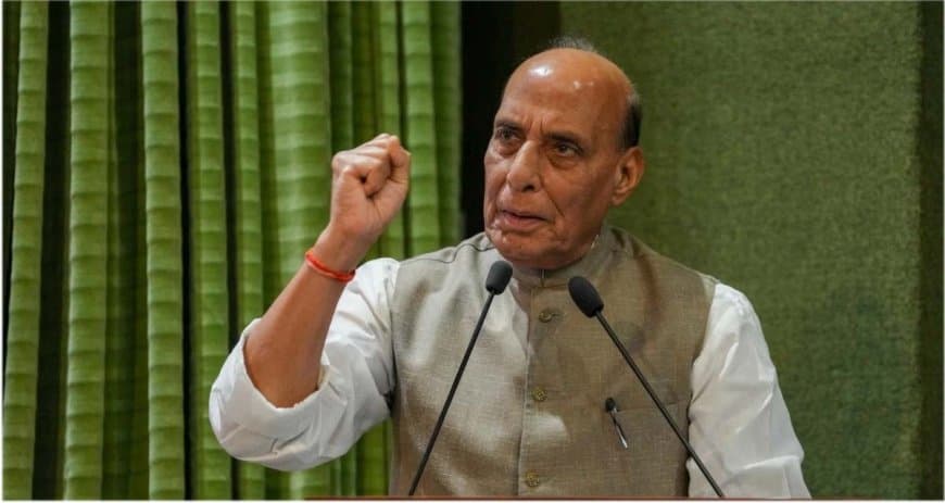 भारत: राजनाथ की दो टूक- सिंधु का पानी आतंकियों और मानवता के दुश्मनों के संरक्षकों तक नहीं पहुंचने देंगे भारत: राजनाथ की दो टूक- सिंधु का पानी आतंकियों और मानवता के दुश्मनों के संरक्षकों तक नहीं पहुंचने देंगे