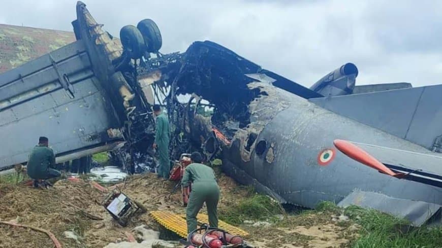 असम: भारतीय वायुसेना का विमान एएन-32 क्रैश, पांच जवान शहीद