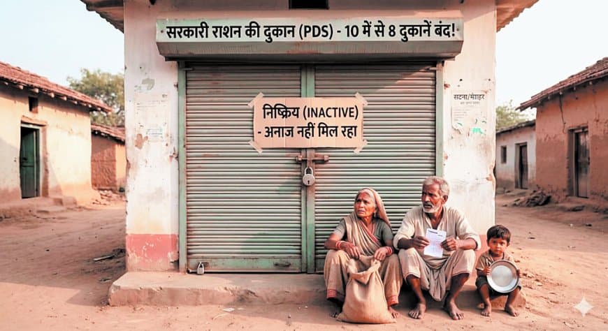 सतना-मैहर में 653 राशन दुकानें निष्क्रिय, वितरण व्यवस्था पर गंभीर सवाल सतना-मैहर में 653 राशन दुकानें निष्क्रिय, वितरण व्यवस्था पर गंभीर सवाल
