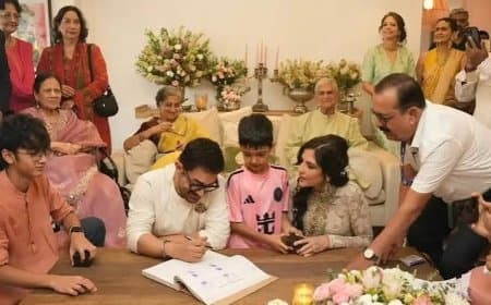 आमिर खान ने गौरी स्प्रैट संग रचाई शादी: मुंबई में हुई निजी कोर्ट मैरिज