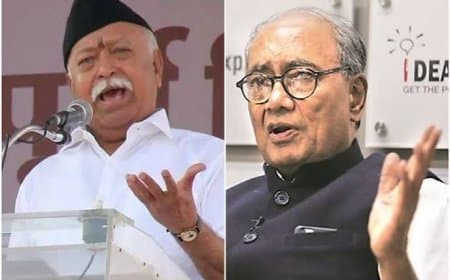 दिग्विजय सिंह का बड़ा दांव: मोहन भागवत को पदयात्रा में शामिल होने का निमंत्रण, चंदा चोरों पर साधा निशाना