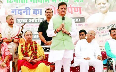 गौपालन और प्राकृतिक खेती से सुरक्षित होगा भविष्य, हिनौती गौधाम में बोले डिप्टी सीएम शुक्ल