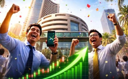 भारतीय शेयर बाजार में रौनक बरकरार... सेंसेक्स 730 अंक चढ़ा और निफ्टी 24,100 के पार