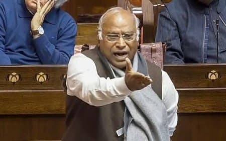 राज्यसभा में खड़गे का बड़ा हमला: मोदी और शाह पर साधा निशाना, पेपर लीक और छात्र सुसाइड पर सरकार को घेरा