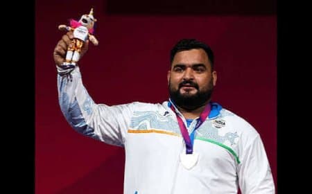 लवप्रीत सिंह ने कॉमनवेल्थ गेम्स 2026 में जीता सिल्वर मेडल, 1 किलो से चूके गोल्ड
