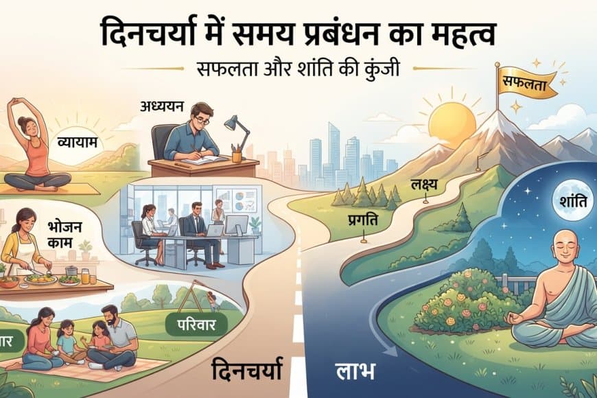 दिनचर्या में समय प्रबंधन का महत्व: सफलता और शांति की कुंजी