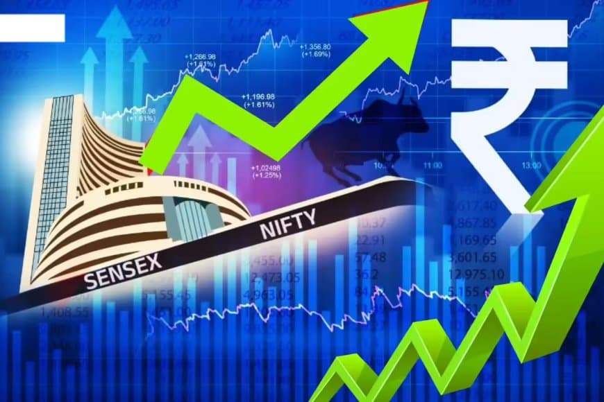 भारतीय शेयर बाजार में लौटी हरियाली... सेंसेक्स 569 अंक चढ़ा और निफ्टी 23950 के करीब, निवेशक खुश
