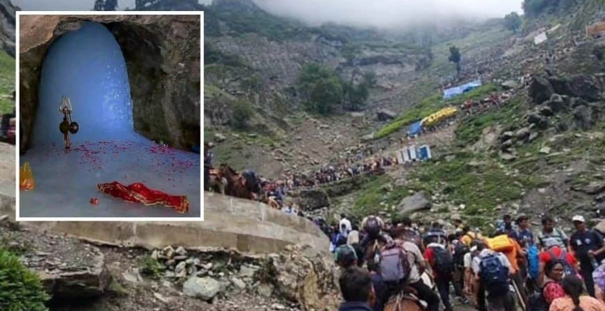 सुरक्षा के सख्त पहरे में जम्मू से तीसरा जत्था रवाना...पवित्र गुफा में बाबा बर्फानी अपने पूर्ण आकार में विराजमान 