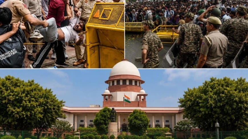 छात्रों से बर्बरता...सुप्रीम कोर्ट की सख्त टिप्पणी- कहा- शांतिपूर्ण प्रदर्शन हर नागरिक का हक, लाठीचार्ज सही नहीं 