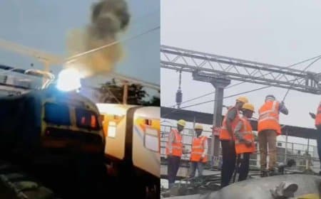 मध्यप्रदेश: रतलाम-कोटा पैसेंजर इंजन पर गिरी 25 हजार केवी लाइन, चलती ट्रेन से यात्रियों ने लगाई छलांग
