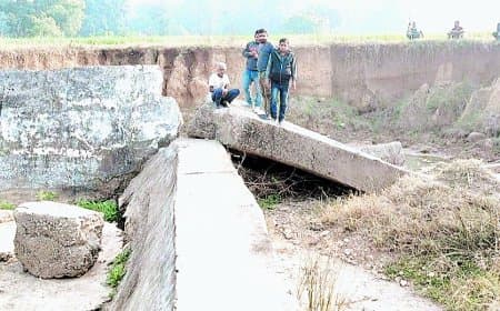 घटिया चेकडैम निर्माण में रिकवरी अटकी, आदेश के एक माह बाद भी कार्रवाई अधूरी रही