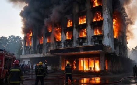 बंगाल: बीरभूम में मंदिर के पास होटल में लगी भीषण आग, जिंदा जल गए सात तीर्थ यात्री ... कई गंभीर रूप से झुलसे